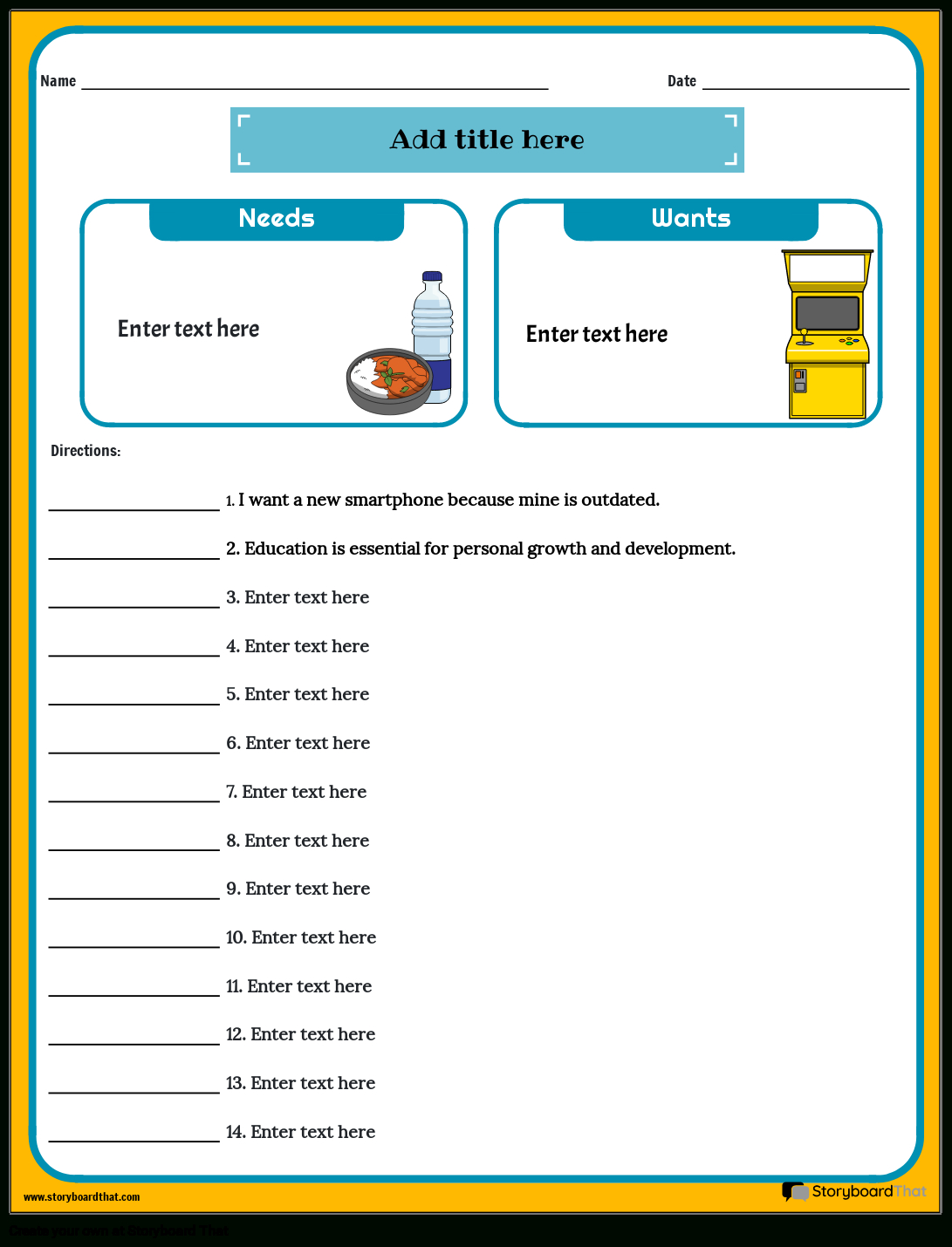 Storyboard That: Economics Worksheet Creation throughout Free Printable Economics Worksheets