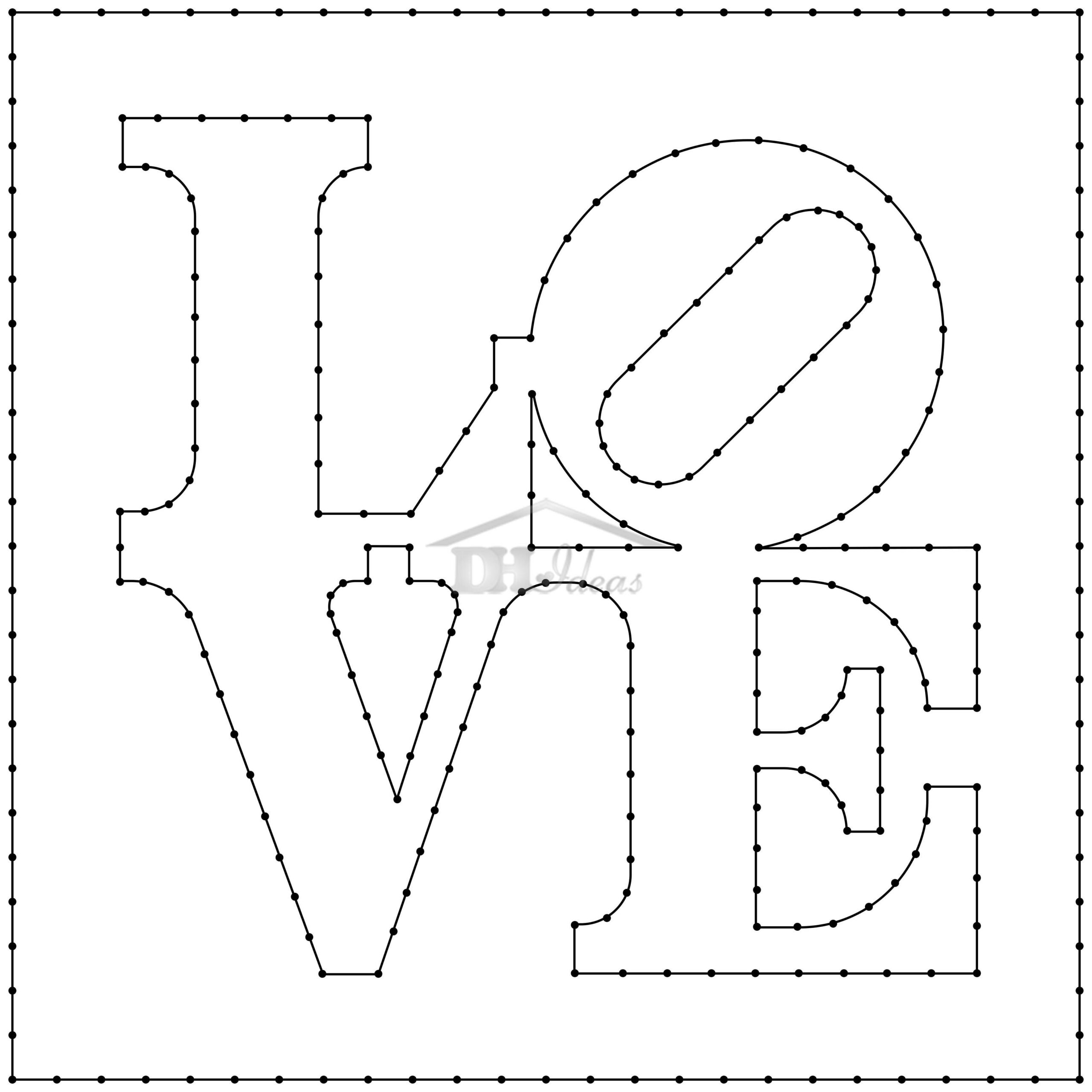 String Art Patterns To Print with Free Printable String Art Patterns