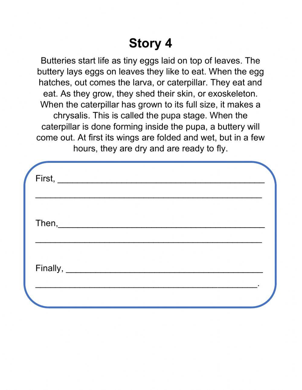 Summary: Writing A Summary 4 Worksheet | Live Worksheets inside Free Printable Summarizing Worksheets 4Th Grade