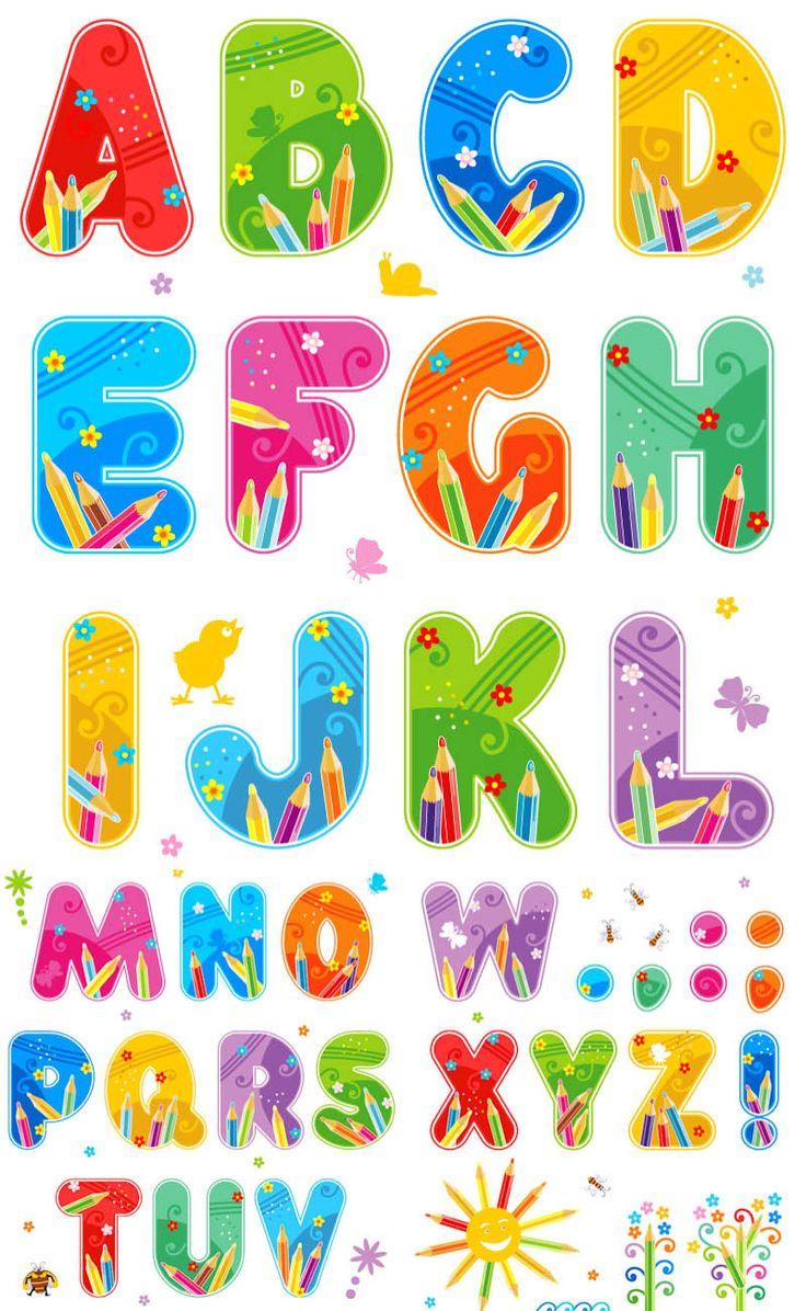 Summer Alphabet Vector – Free Download Images, Clip Art Graphics with regard to Free Printable Photo Letter Art