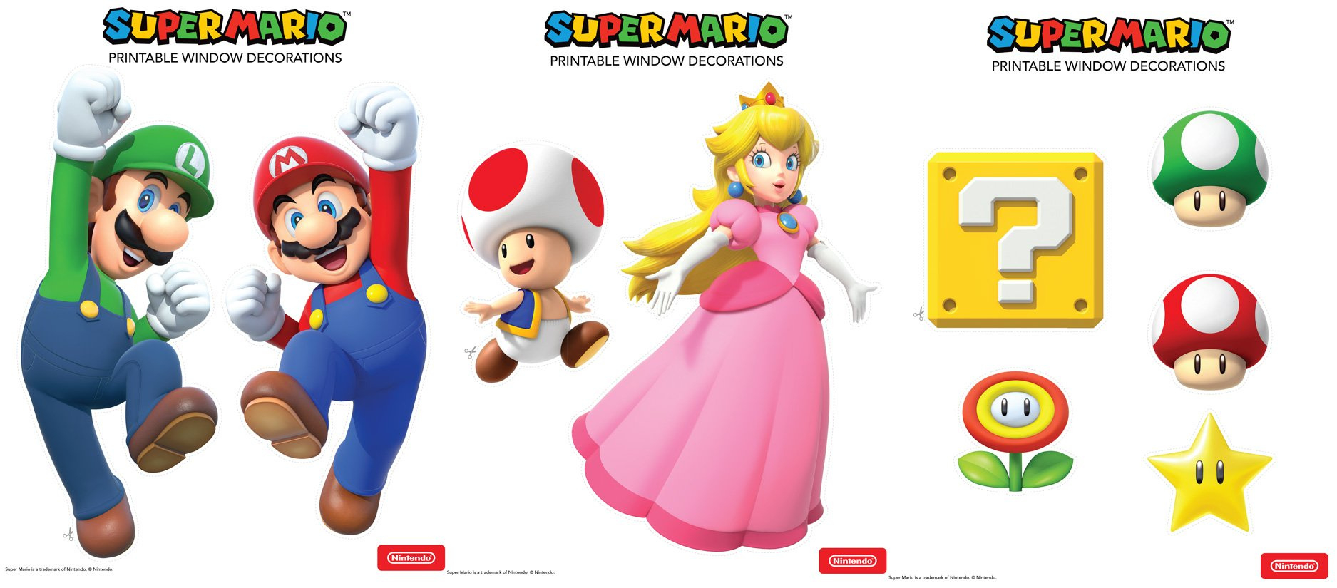 Super Mario Printable Decorations - Play Nintendo. with Free Mario Printables