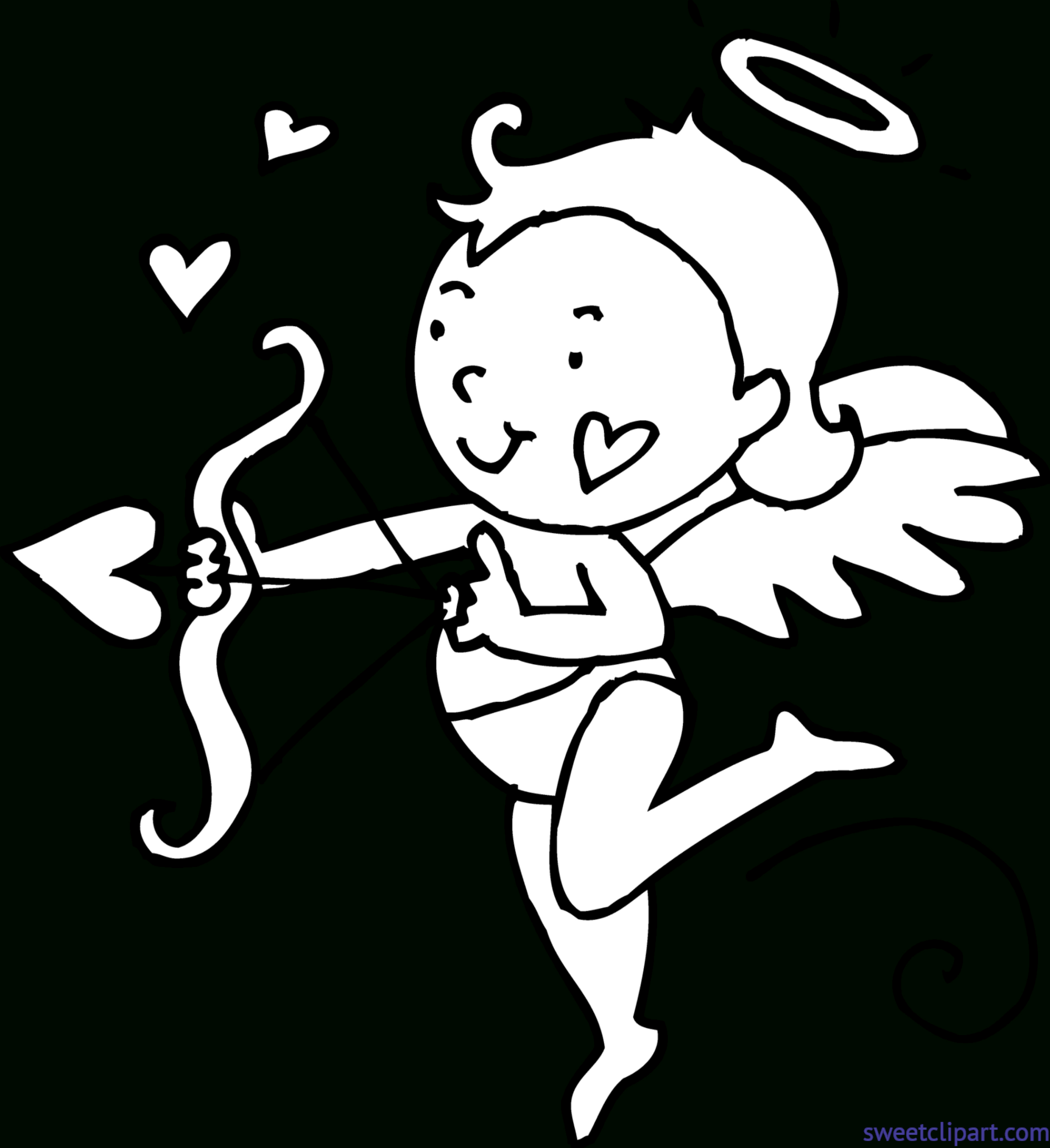 Sweet Clip Art - Cute Free Clip Art And Coloring Pages for Free Printable Pictures Of Cupid