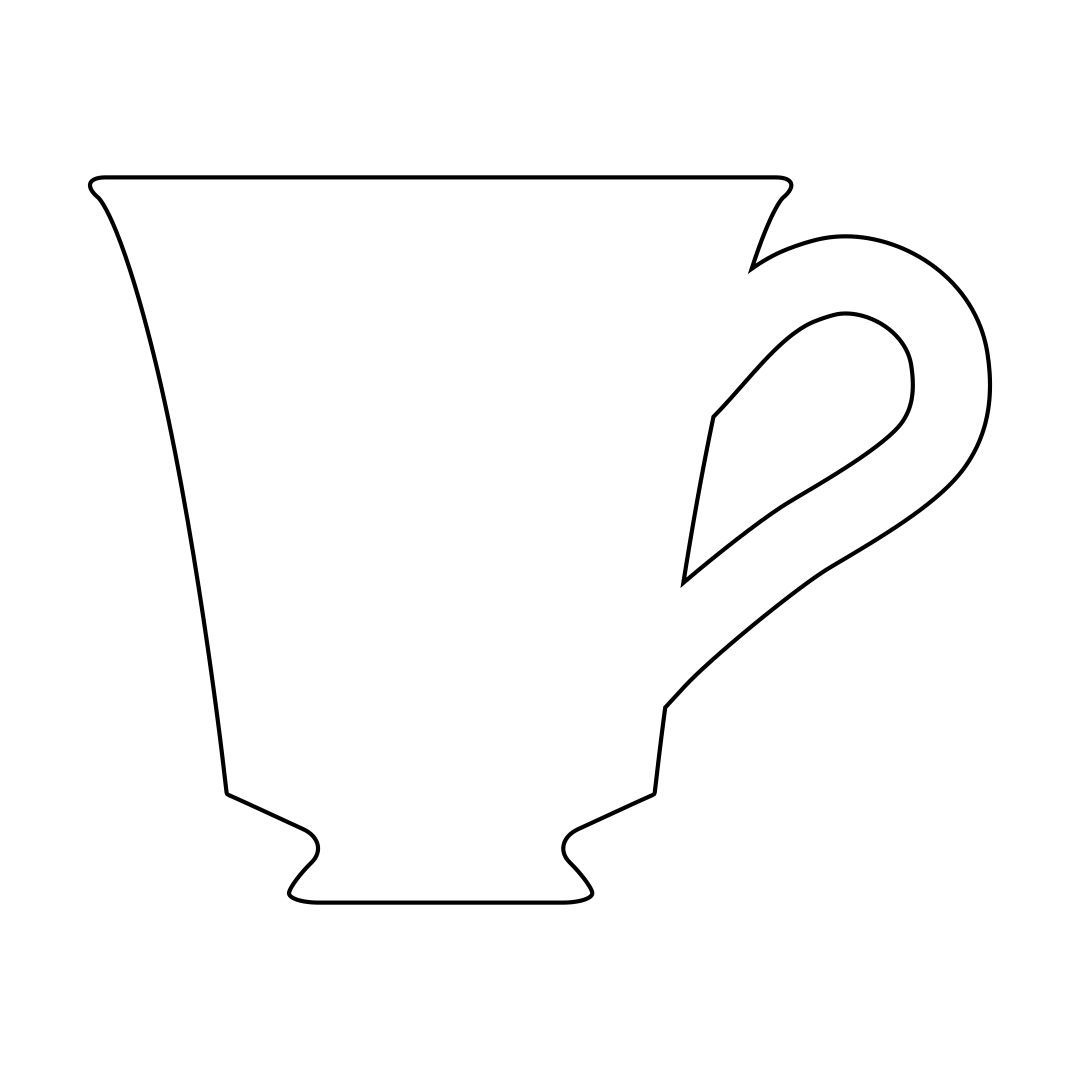 Tea Cup Template Free - 10 Free Pdf Printables | Printablee in Free Printable Teacup Template
