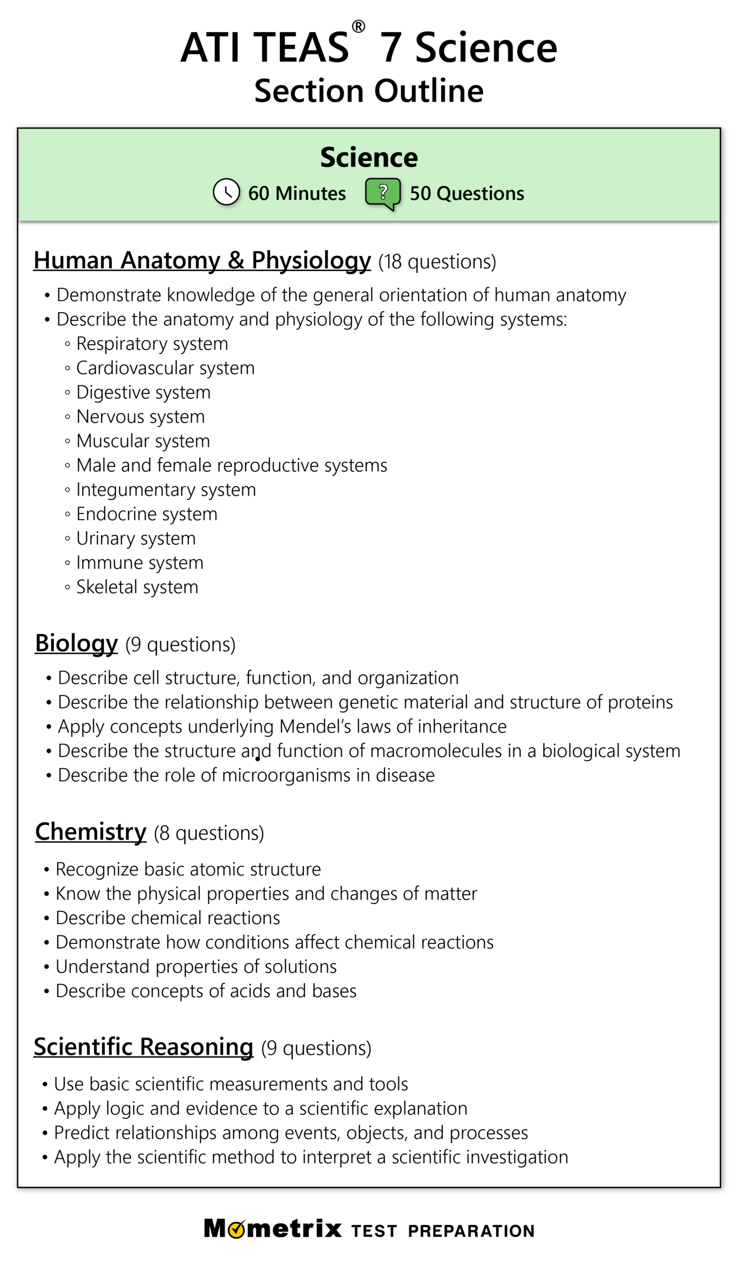 Teas 7 Science Practice Test (Updated 2025) with Free Printable Teas Practice Test Pdf