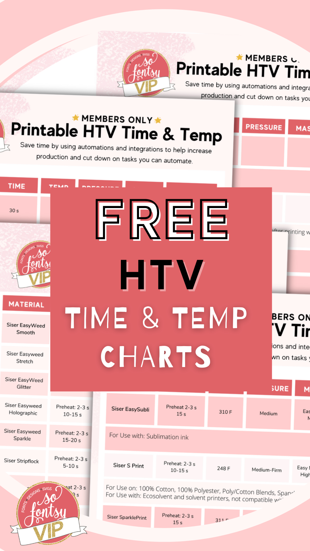 Temperature And Time For Htv Vinyl: Free Printable Cheat Sheets pertaining to Free Printable Heat Transfer Worksheets