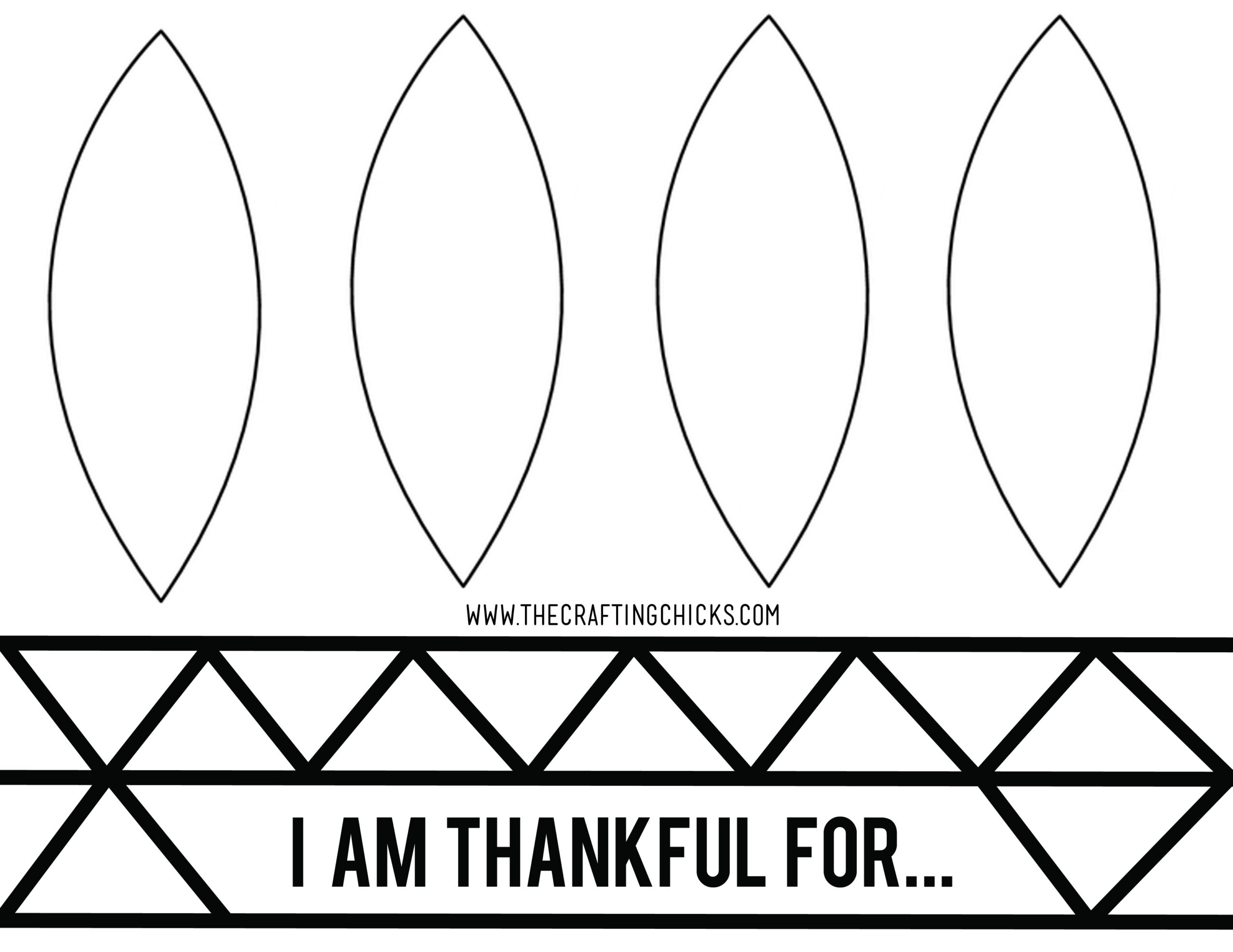 Thankful Feathers Hat with Free Printable Thanksgiving Hats