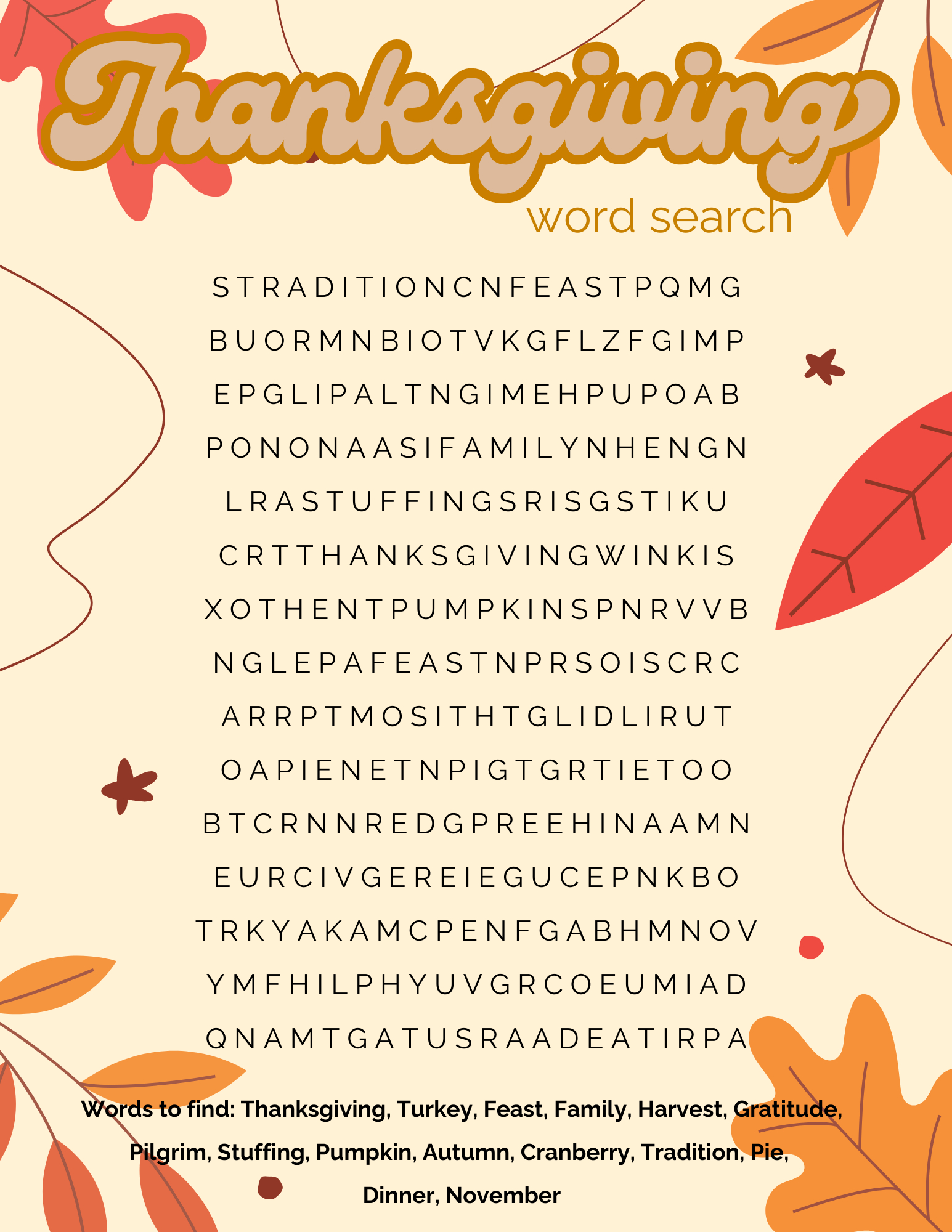Thanksgiving Activities For Kids: Free Printable Thanksgiving throughout Free Printable Thanksgiving Activities