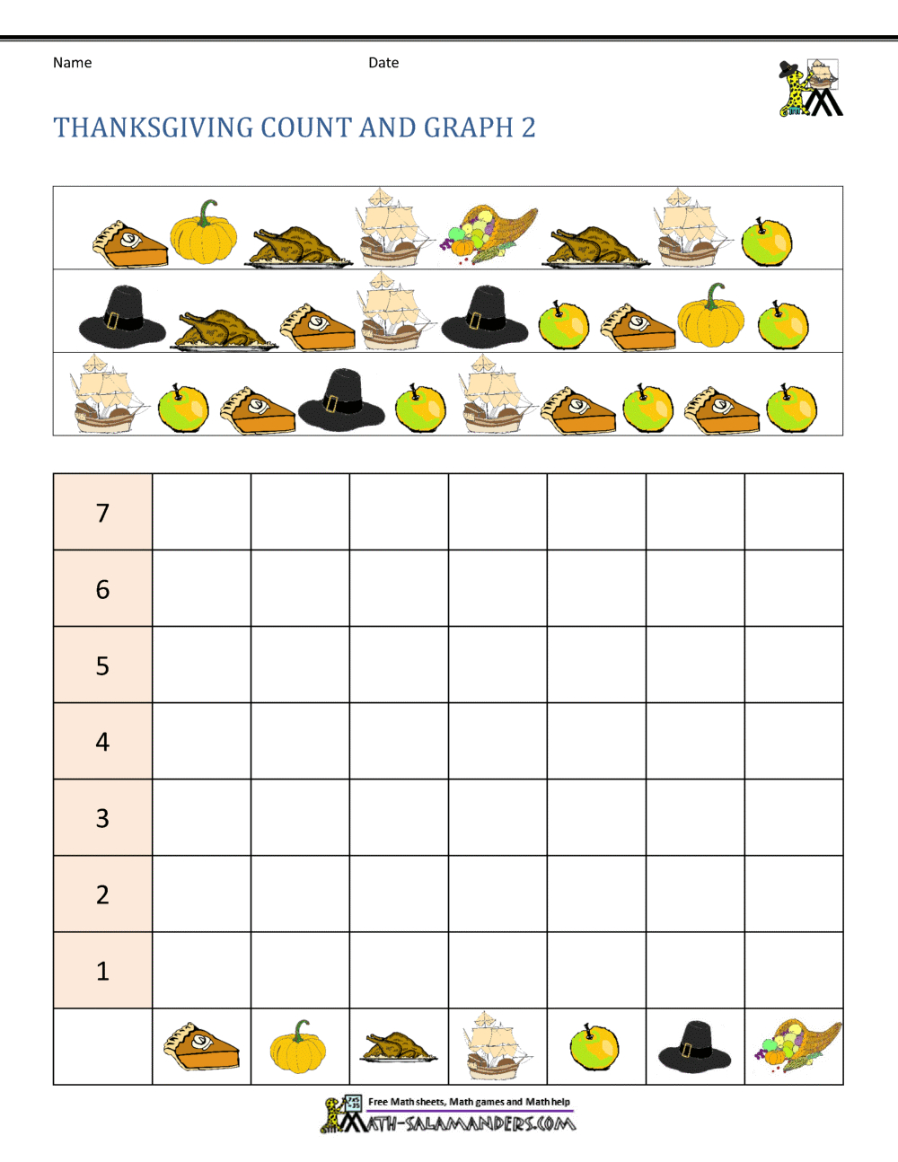 Thanksgiving Math Worksheets 2Nd Grade pertaining to Math Worksheets Thanksgiving Free Printable