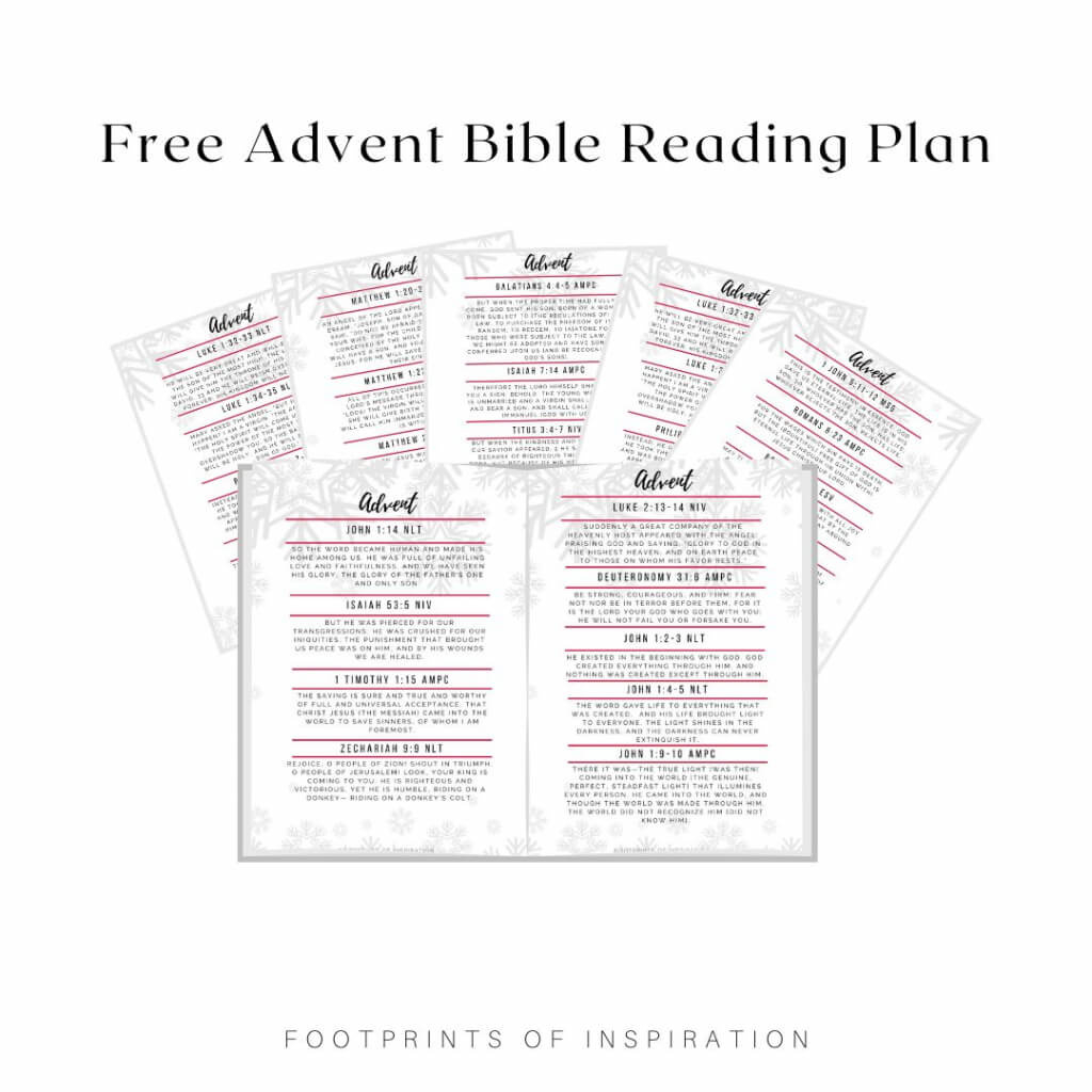 The Best Advent Bible Reading Plan for Free Printable Advent Bible Study