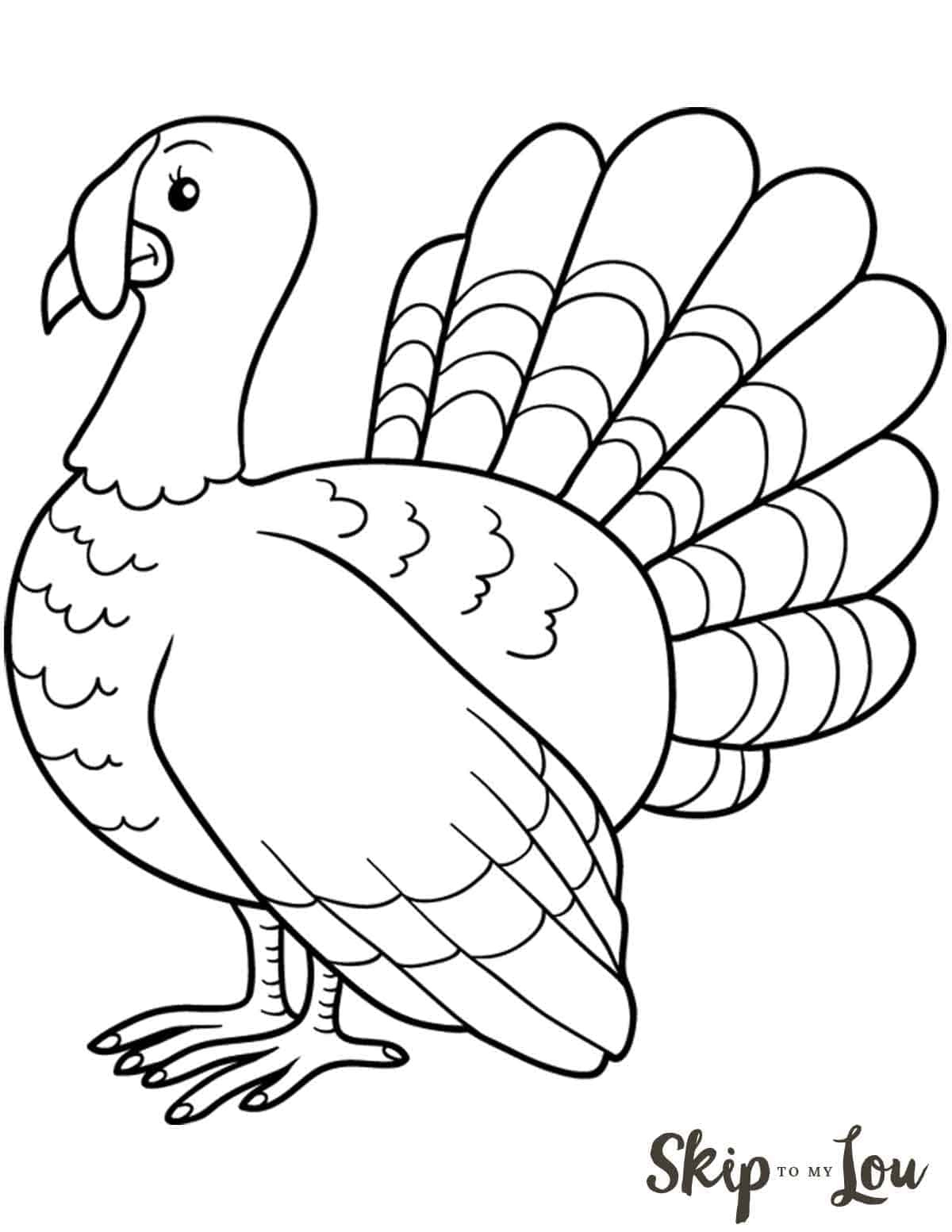 The Cutest Free Turkey Coloring Pages | Skip To My Lou throughout Free Printable Pictures Of Turkeys To Color