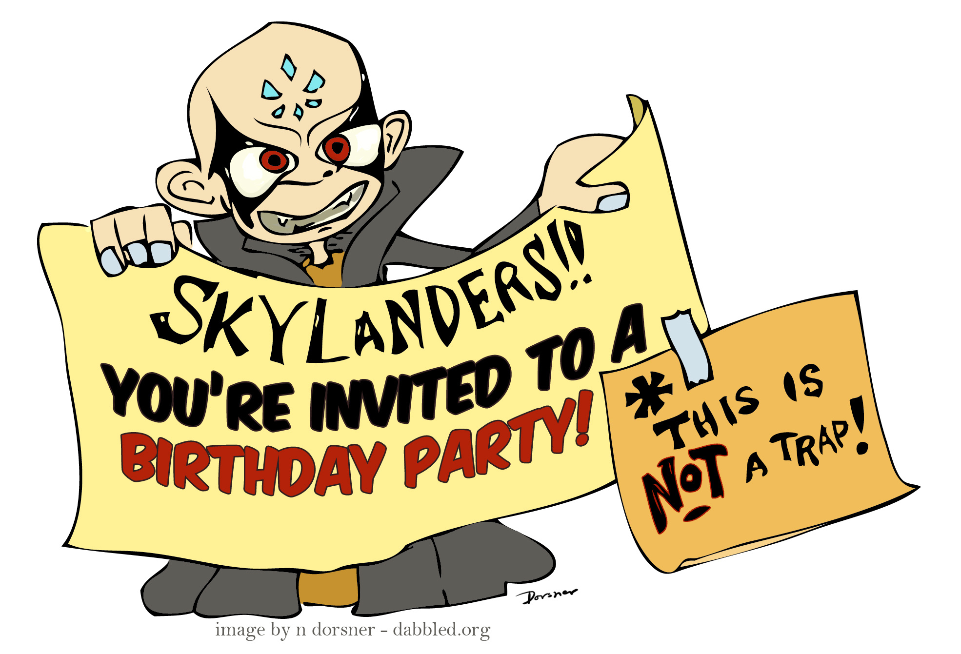 The Skylanders Party Highlights: The Invitation! (Free Printable for Free Printable Skylander Invitations