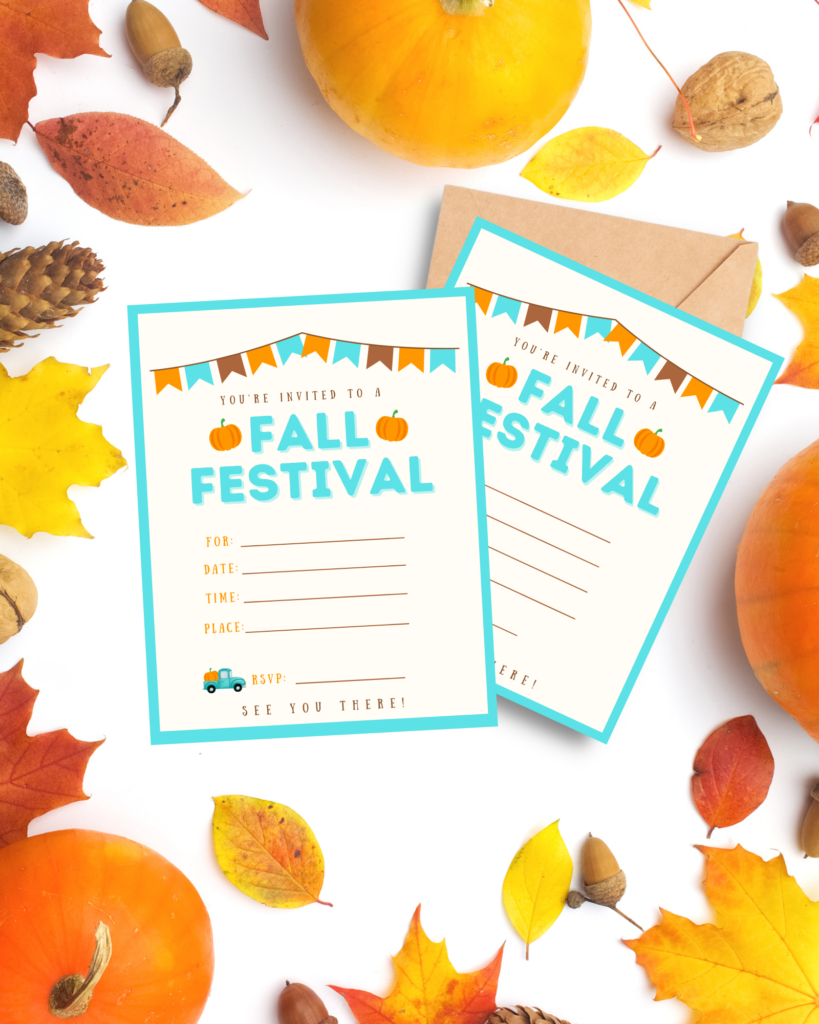 The Ultimate Free Printable Fall Party Pack - Made With Happy within Free Printable Fall Festival Invitations