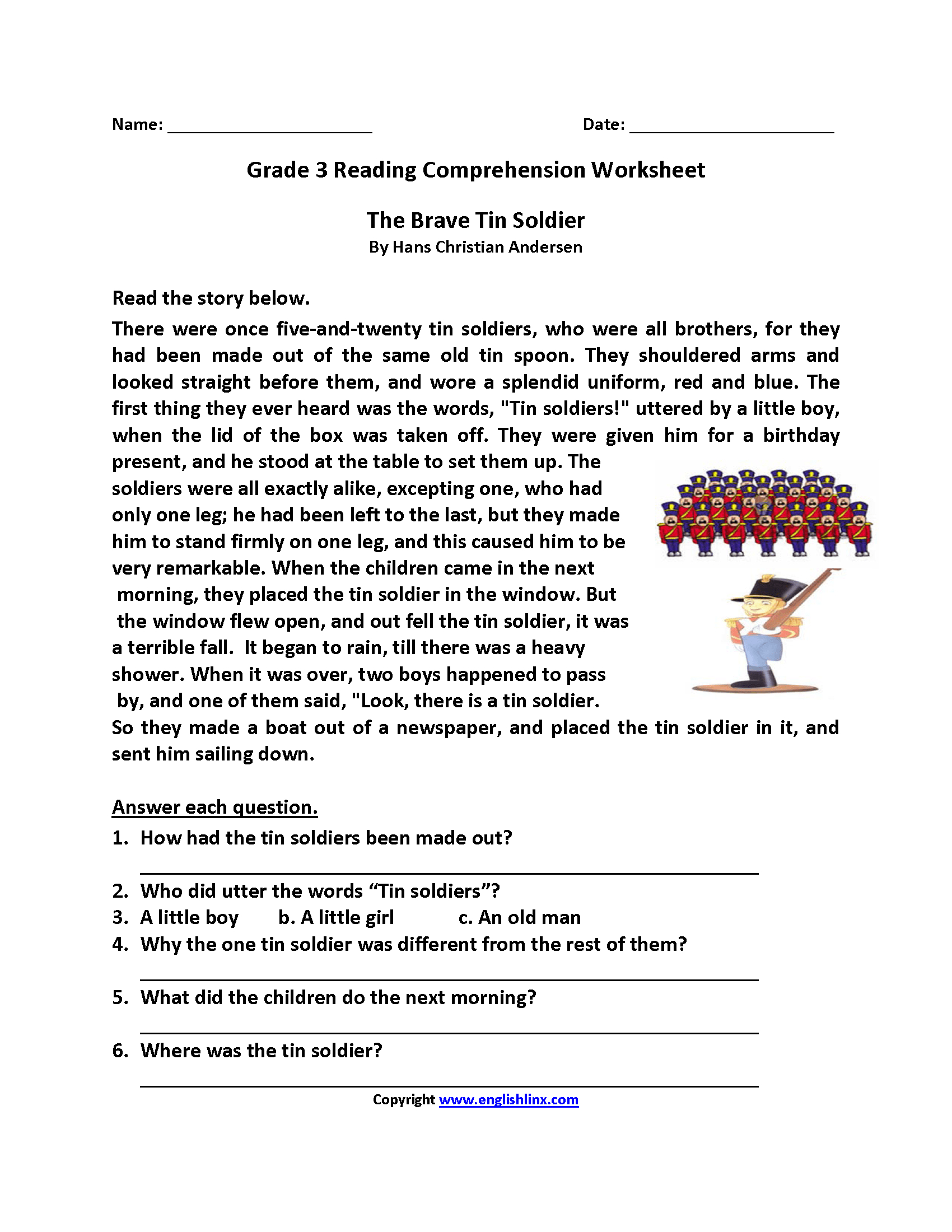 Third Grade Reading Worksheets | Improve Fluency & Vocabulary inside Free Printable Reading Comprehension Worksheets For 3Rd Grade