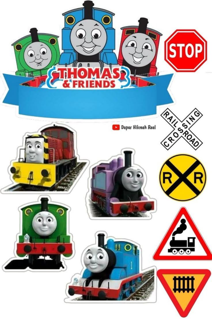 Thomas And Friends Train Birthday Party throughout Free Printable Thomas The Train Cupcake Toppers