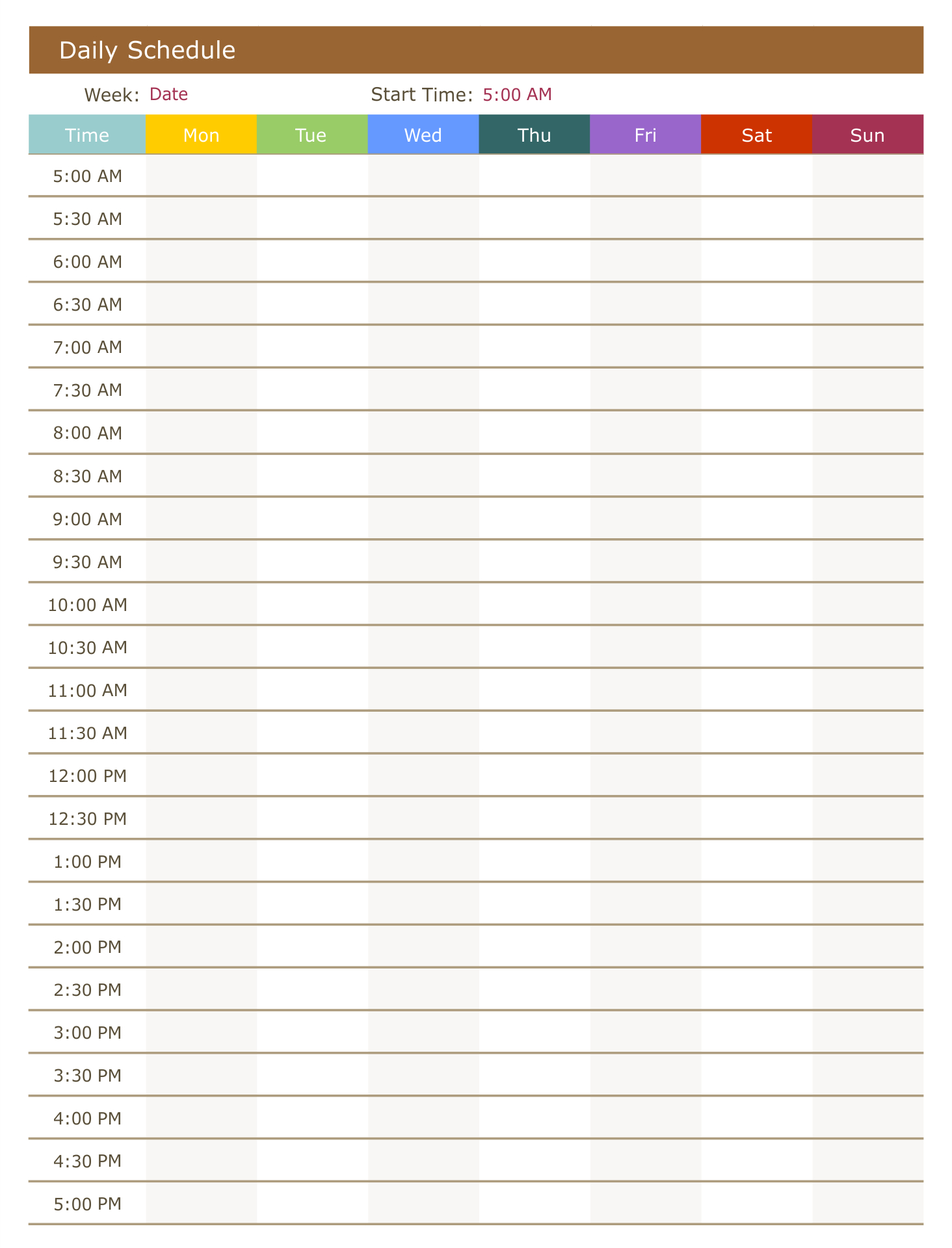 Time Management Calendar - 10 Free Pdf Printables | Printablee intended for Time Management Forms Free Printable