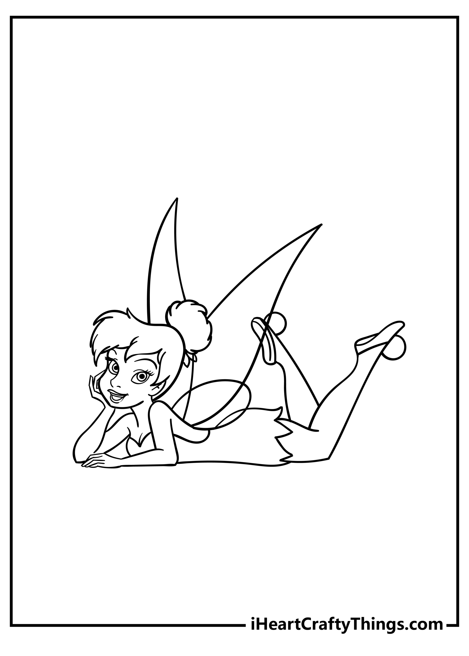 Tinker Bell Coloring Pages (20 Free Printables For Kids) intended for Tinkerbell Coloring Pages Printable Free