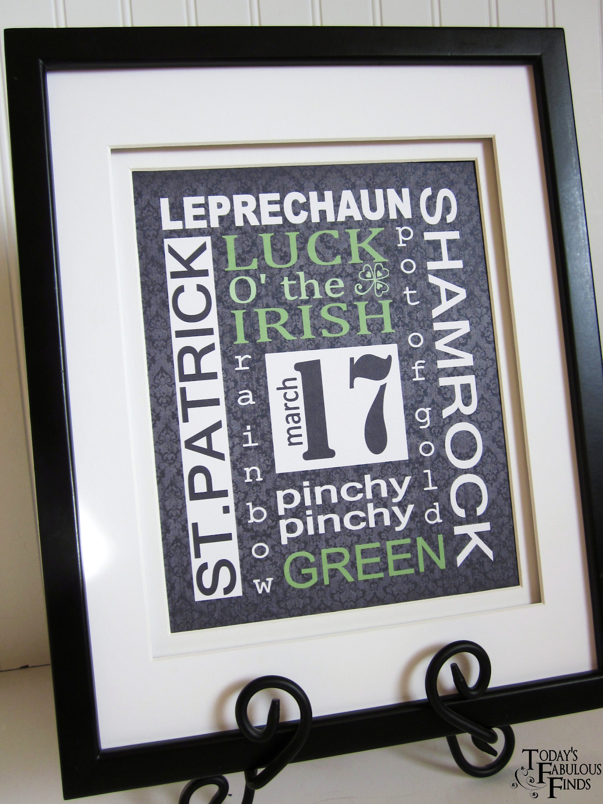 Today'S Fabulous Finds: St. Patrick'S Day Subway Art And New Free inside Free St Patrick's Day Subway Art Printables