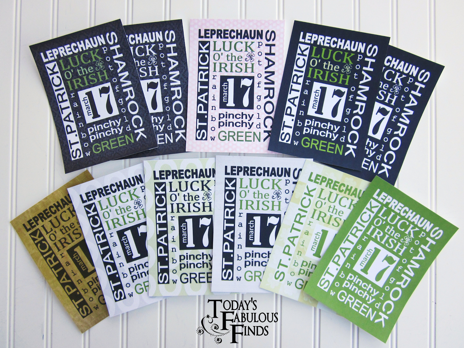 Today&#039;S Fabulous Finds: St. Patrick&#039;S Day Subway Art And New Free pertaining to Free St Patrick&amp;#039;s Day Subway Art Printables
