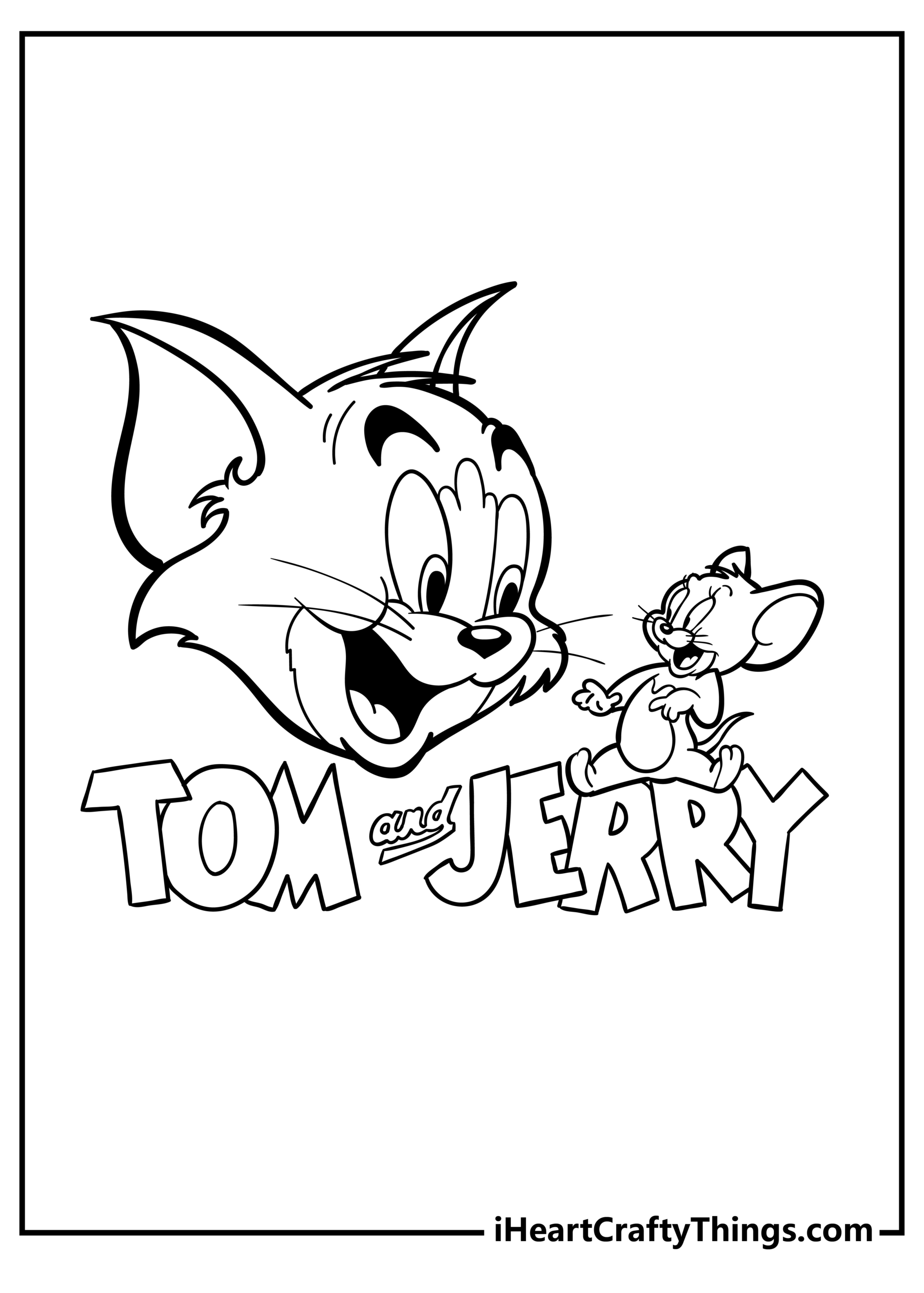 Tom And Jerry Coloring Pages (20 Free Printables) inside Free Printable Tom And Jerry Coloring Pages