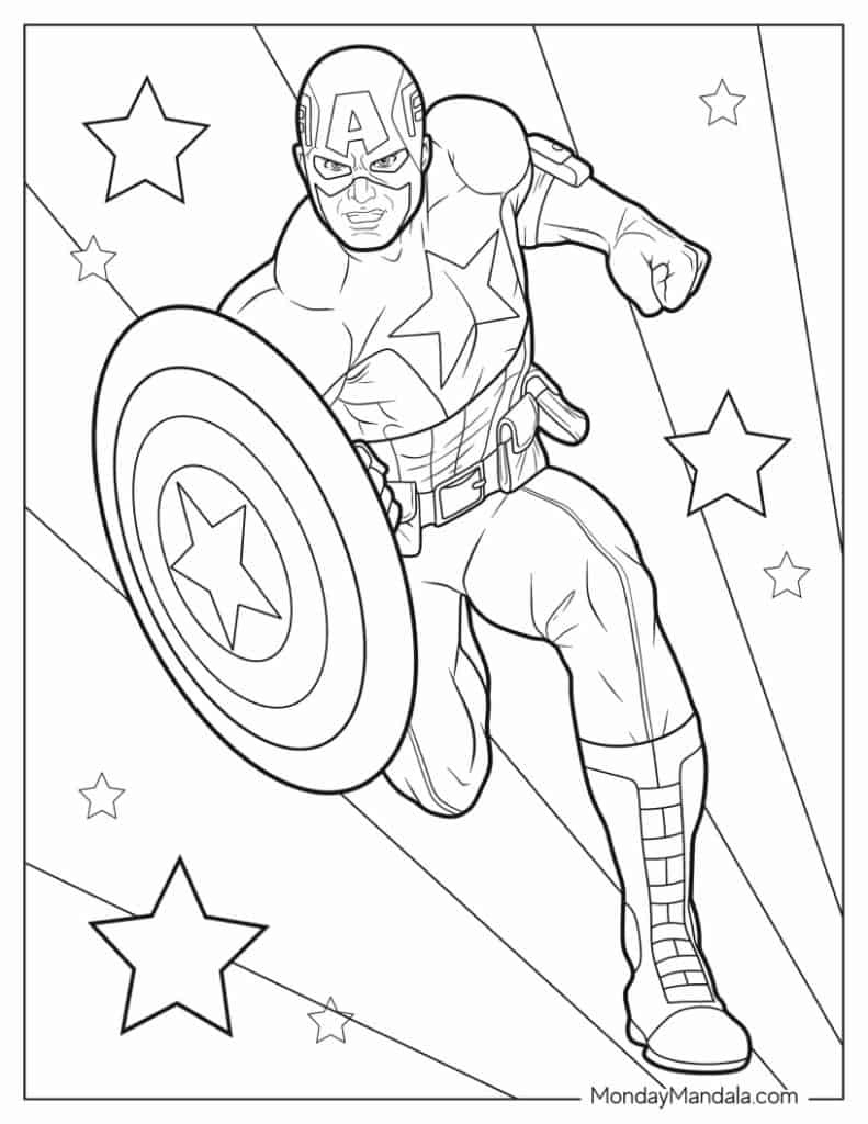 Top 20 Free Printable Superhero Coloring Pages For Little Ones with regard to Free Printable Superhero Coloring Pages