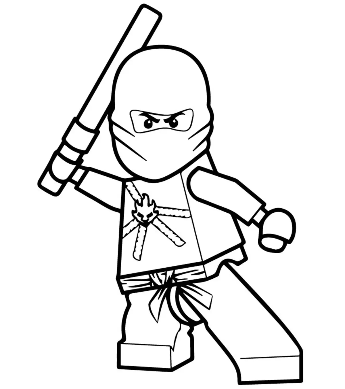 Top 40 Free Printable Ninjago Coloring Pages For Preschoolers inside Free Ninjago Printables