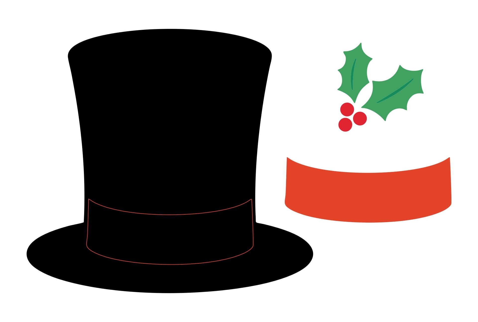Top Hat Pattern - 10 Free Pdf Printables | Printablee with regard to Free Printable Snowman Hat Templates