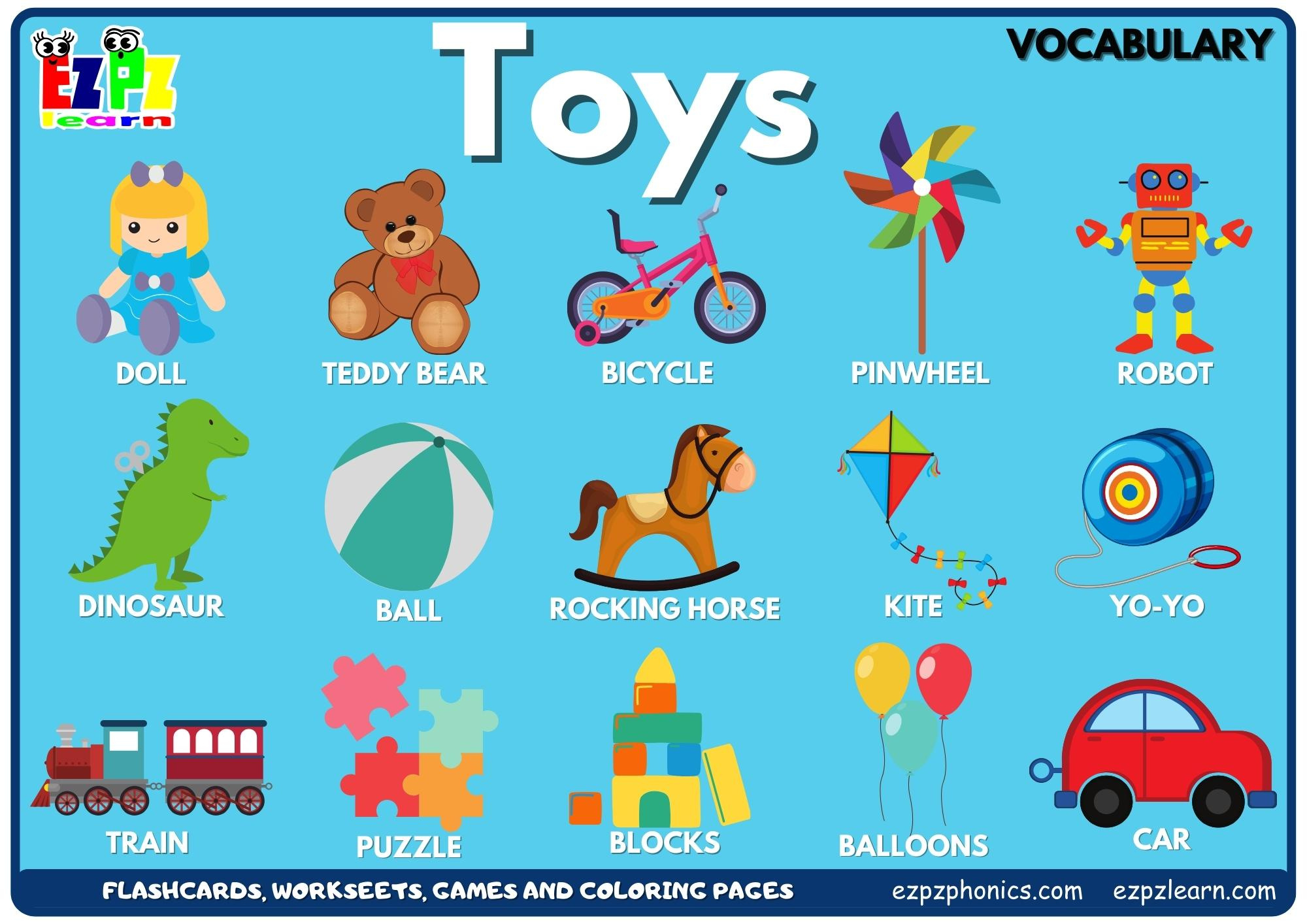 Toys Vocabulary Picture Dictionary Join Now For Free Flashcards within Free Printable Picture Dictionary For Kids