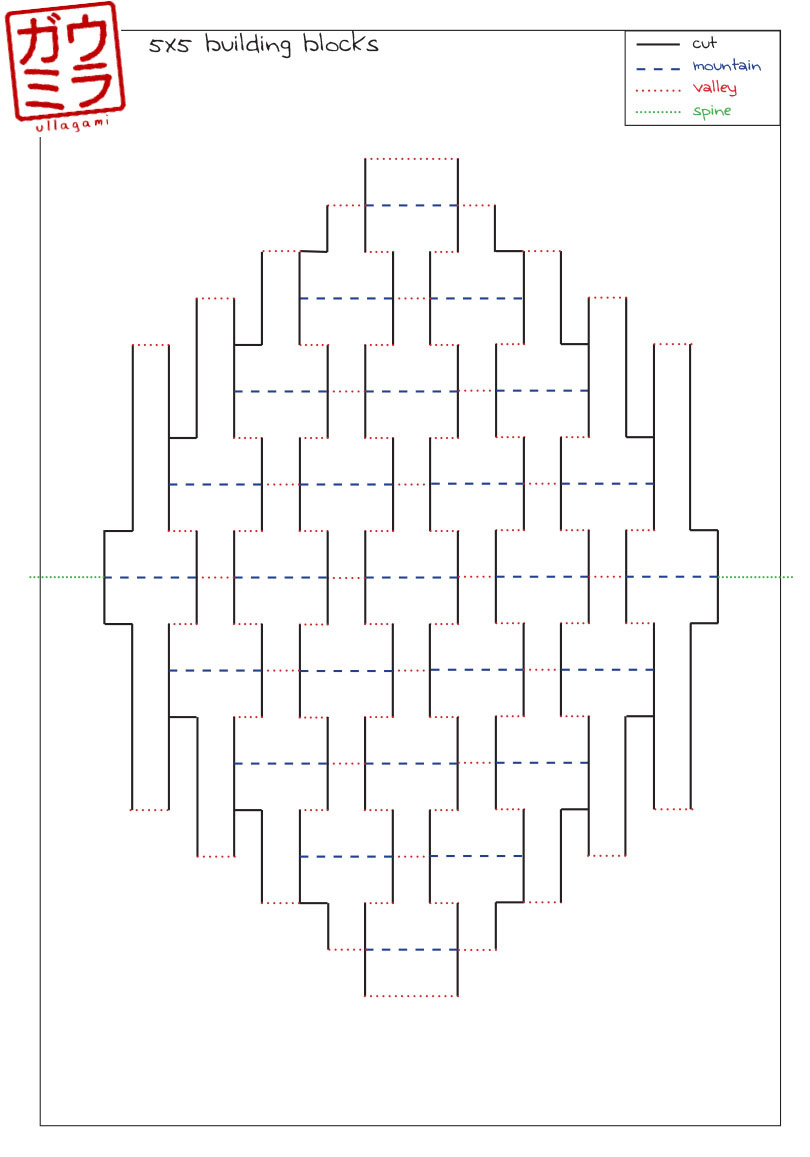 Ullagami How-To - Geometric Kirigami Pop-Ups with Free Printable Kirigami Pop Up Card Patterns