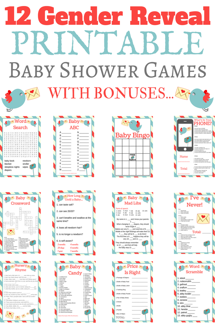 Unique Gender Reveal Party Ideas You Need For Your Shower intended for Free Gender Reveal Printables