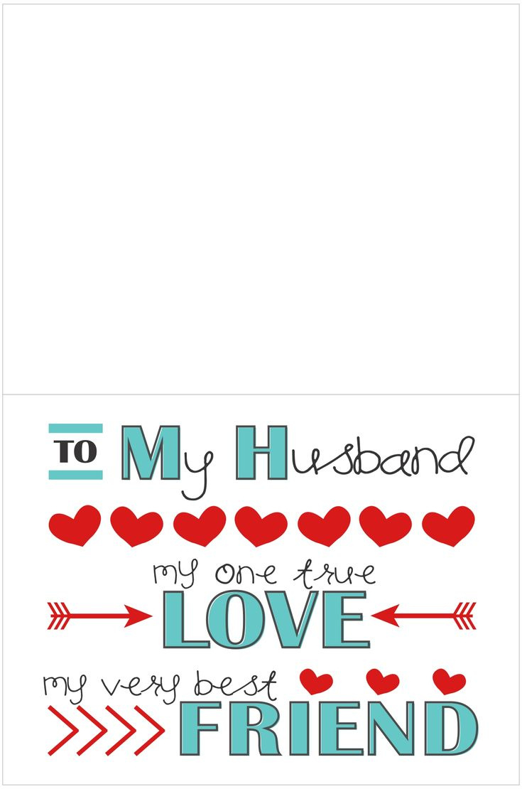 Valentine Cards For Husband - 10 Free Pdf Printables | Printablee within Free Printable Valentine Cards For Husband