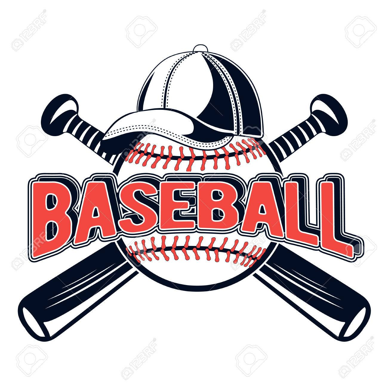 Vector Illustration Of A Baseball Logo For Your Design, Print Or inside Free Printable Baseball Logos