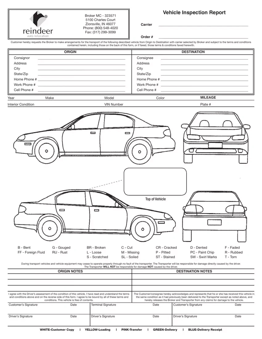 Vehicle Inspection Sheet Template Pdf Form - Formspal regarding Free Printable Vehicle Inspection Form