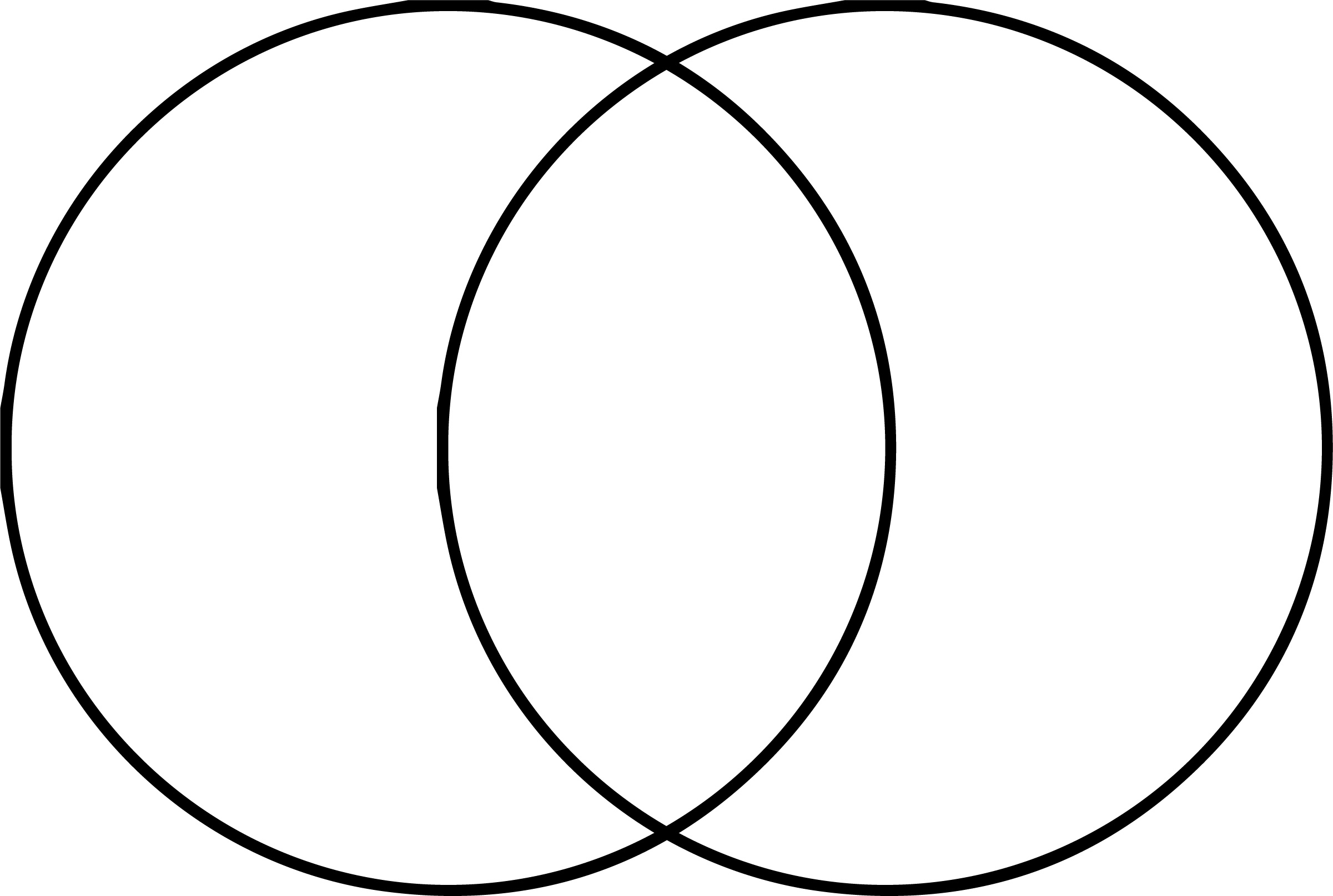 Venn Diagrams Free Printable Graphic Organizers | Student Handouts for Free Printable Venn Diagram