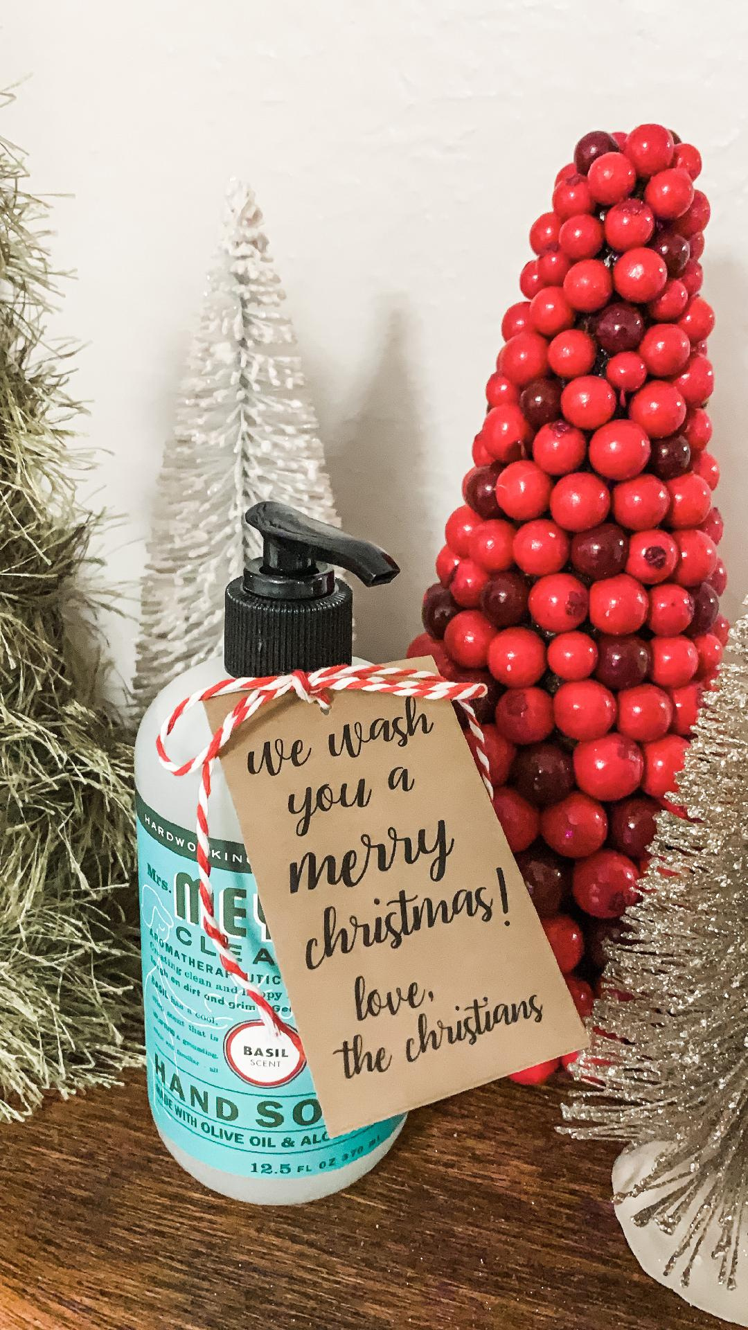 We Wash You A Merry Christmas Tag Printable – Craftiness Is Not pertaining to We Wash You A Merry Christmas Free Printable