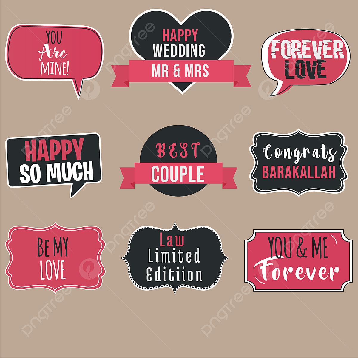 Wedding Photobooth Png Transparent Images Free Download | Vector throughout Bachelorette Photo Booth Props Printable Free