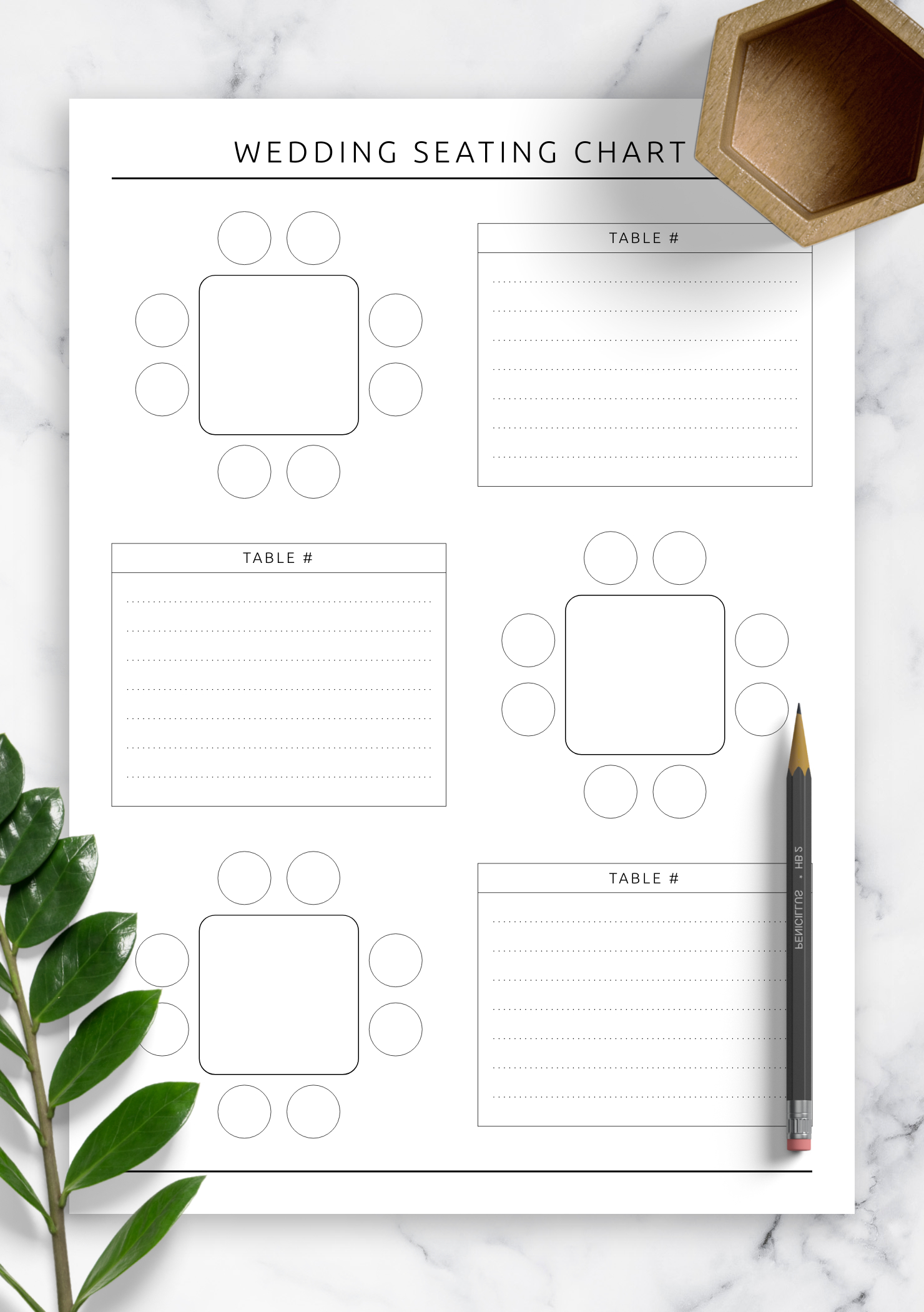 Wedding Seating Chart Template – Plan Your Perfect Day in Free Printable Wedding Seating Plan
