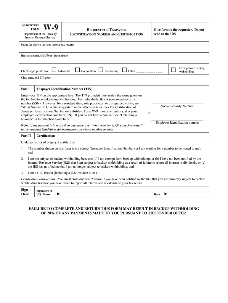 What Is A W9: Fill Out &amp;amp; Sign Online | Dochub with regard to W9 Form Printable 2017 Free