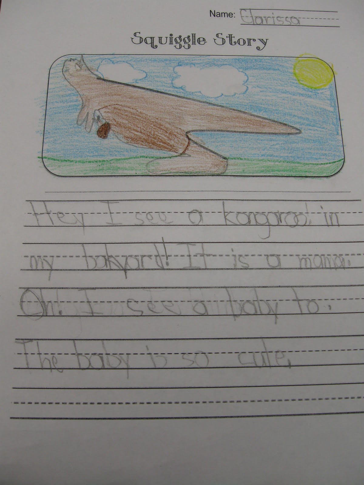 What The Teacher Wants!: Squiggle Stories! inside Free Squiggle Story Printable