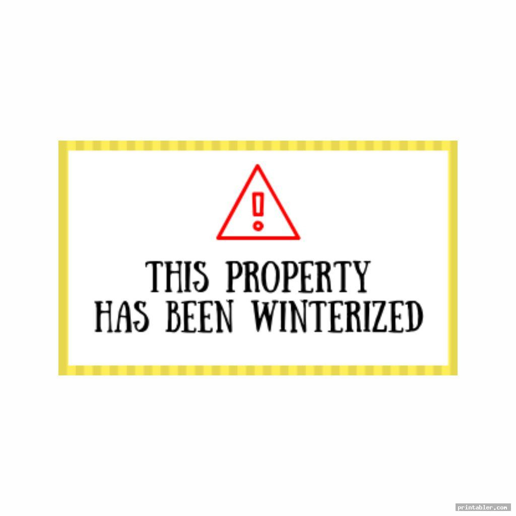 Winterization Stickers Printable - Gridgit in Free Printable Winterization Stickers