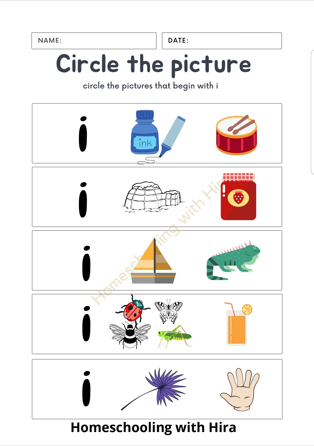 Worksheets For All 44 Sounds/ Jolly Phonics – Home Schooling With Hira intended for Jolly Phonics Worksheets Free Printable