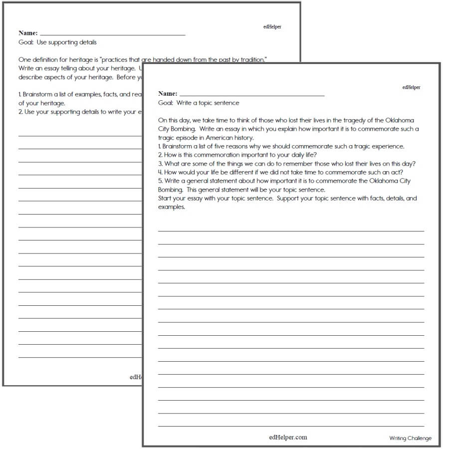 Writing Worksheets For Creative Kids | Free Pdf Printables in 6Th Grade Writing Worksheets Printable Free