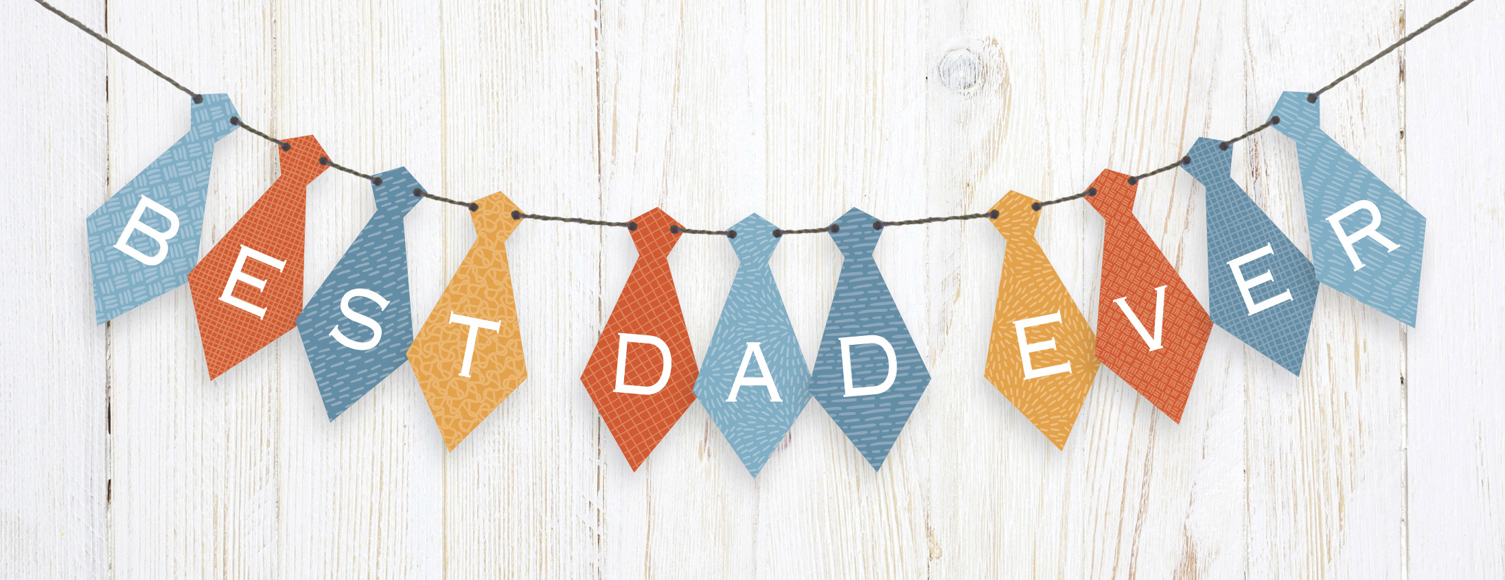 You'Ll Crush On: Free Printable Father'S Day Tie Banner - Crafted with Free Printable Fathers Day Banners